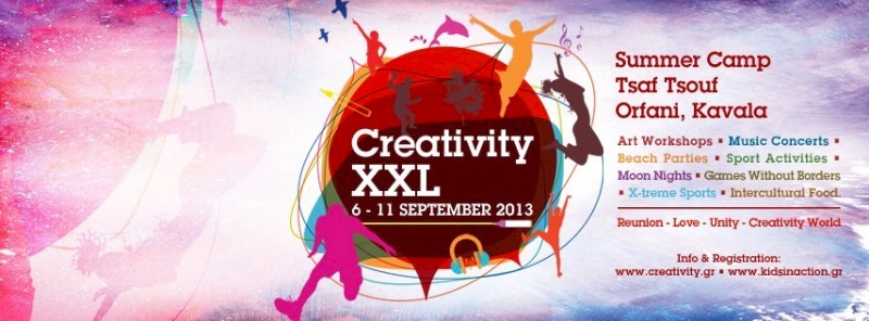 Creativity XXL | 6 - 11 September | Summer Camp Tsaf Tsouf